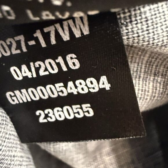 Harley Davidson Womens Shirt Size Smal Gray Linen Military Style Biker - Picture 9 of 10